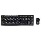 Logitech MK270 Wireless Keyboard and Mouse Combo — Keyboard and Mouse Included, 2.4GHz Dropout-Free Connection, Long Battery Life