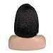 RHAH Italian Yaki Lace Front Bob Wigs Human Hair Glueless Short Bob Full Lace Wig with Baby Hair for Black Women 10Inch Full Lace Wig