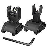 AWOTAC Fiber Optics Flip Up Sight Front & Rear Iron