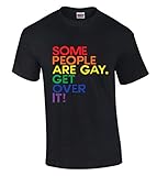 icustomworld Some People are Gay. Get Over It! T-shirt Gay, Lesbian Tee Shirts