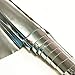 ZAIONE 8” x 53” (21cm x 135cm) Roll Mirrored Leather PU Leatherettes Fabric Smooth Bows Faux Shiny Metallic Material for Shoes Bag Sewing Patchwork DIY Craft Applique(Silver)
