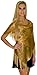 ShineGlitz Shawls and Wraps for Evening Dresses, Metallic Glitter Shawls for Women, Sparkling Wedding Metallic Gold Shawl Gift