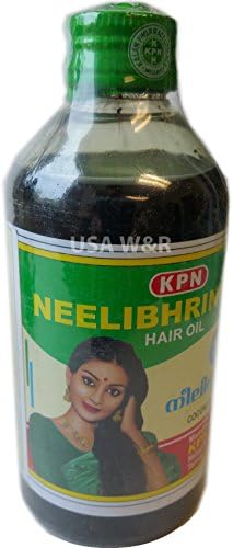 450ml Neelibhringadi Hair Oil Hair Loss uses amla indigo brahmi coconut