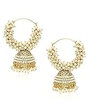 Royal Bling Stylish Fancy Party Wear Traditional Indian Jewelry Meenakari Jhumki Jhumka Earrings for Women
