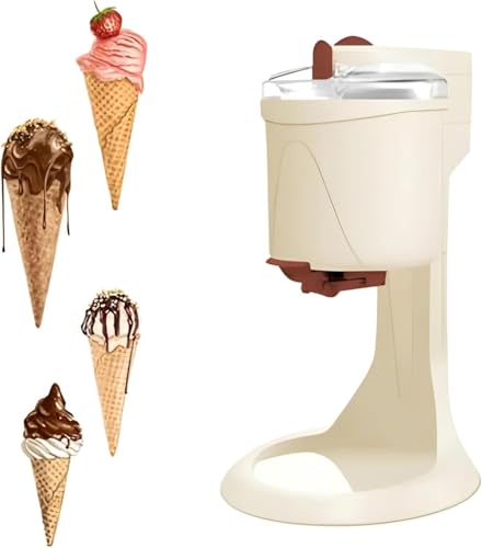 Mini Ice Cream Maker Machine, Automatic Soft Serve Frozen Yogurt and Slushie Maker for Home Kitchen, (MULTIPLE COLORS)