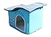 Feline Ruff Indoor Cat House. an Extra Sturdy Luxury Covered Indoor Cat Bed Condo. Pet House Shelter for Dogs and Other Pets Too. (Home Sweet Home)