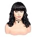 Quantum Love Body Wave Human Hair Wigs with Bangs 100% Brazilian Virgin Human Hair Wigs Glueless Remy Human Hair Natural Color Wig for Women