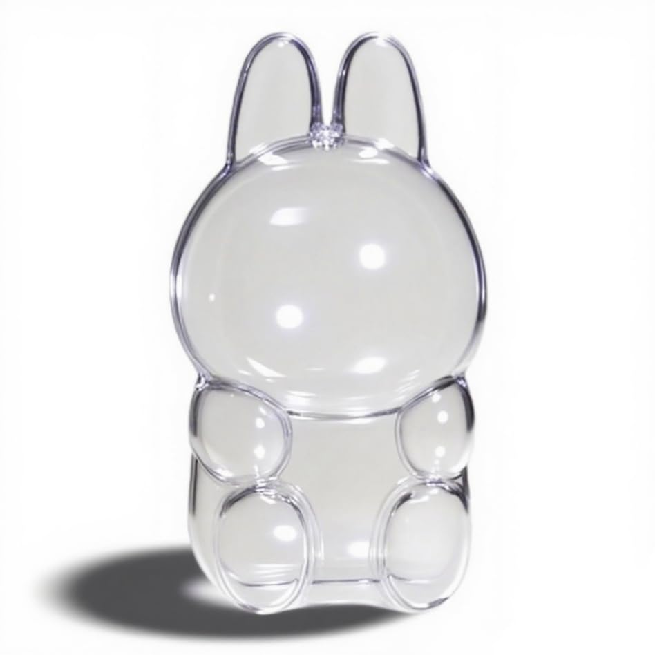 Photo 1 of Protective Case for LABUBU,Acrylic Clear Display Box with Keychain & Dustproof Cover, Suitable for Shelf/Outdoor Showcase ,No Doll Included