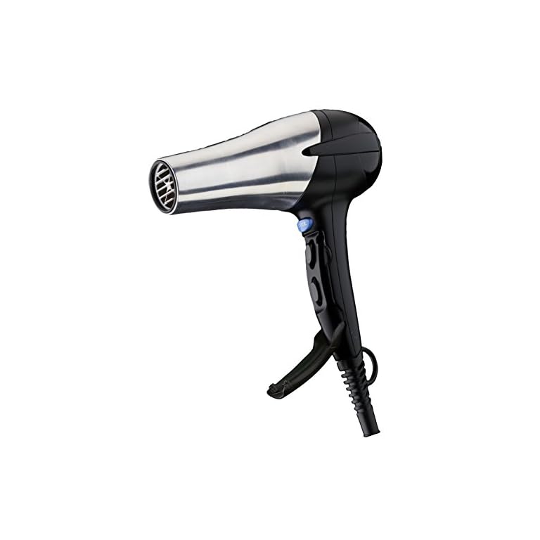 Infiniti Pro by Conair 1875 Watt Aluminum AC Motor Styling Tool/Hair Dryer with Switch Cover; Chrome/Black