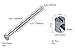Flammi 6 Pack M6 x 100mm Bolts Nuts Allen Head Screws Barrel Nuts for Crib Bunk Bed Furniture Cot Plated Zinc Steel