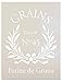 French Grain Sack Stencil by StudioR12 | Reproduction Farine De Gruau Word Art - Reusable Mylar Template | | Use for Painting DIY Home Decor- Chalk Furniture- Farmhouse | Select Size (11.5