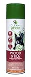 Clean + Green Wood and Tile Pet Odor and Stain Remover for Dogs, 16-Ounce