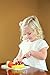Wooden Fruit Cutting Play Food For Toddlers Set Toy w/ Wood knife & Cutting Board - Durable Easy-Slice Food | Classic Developmental Toy & Kids Play Pretend Kitchen Accessory for Girls & Boys