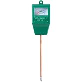 Simply Conserve AM Conservation Group Green Indoor &amp; Outdoor Soil Moisture Meter - Moisture Meter for Plants with Easy-to-Read Dial in Green