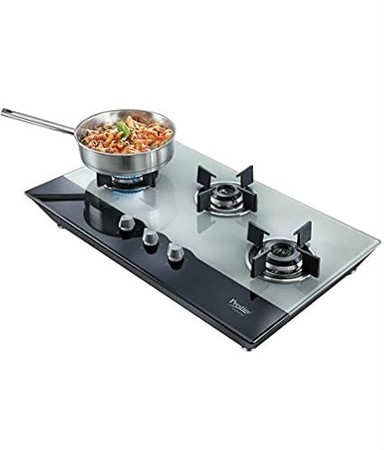 Prestige Hobtop 3 Burner Gas Stove, Black