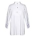 Utopiat Audrey Style Cotton Sleep Shirt Women Inspired by Breakfast at Tiffany's (Small, Without Gift Box) White