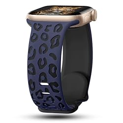 CreateGreat Sport Leopard Engraved Bands Compatible