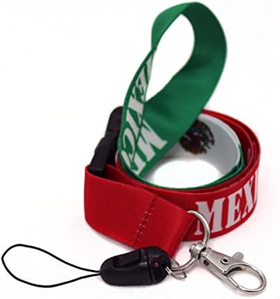 Mexico lanyard Key Strap I D Holder by Hot Punk
