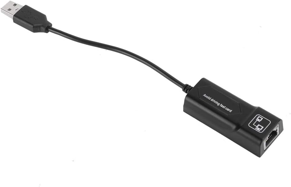 BROLEO USB 2.0 Ethernet RJ45 LAN Network Adapter 100Mbps Portable USB Powered