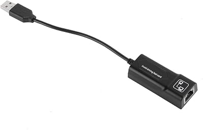 BROLEO USB 2.0 Ethernet RJ45 LAN Network Adapter 100Mbps Portable USB Powered