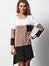 Milumia Women's Color Block Short Dress With Pocket
