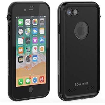 LOVE BEIDI iPhone 8 7 Waterproof Case Cover Built-in Screen Protector Fully Sealed Life Shockproof Snowproof Underwater Protective Cases for iPhone 8 7-4.7