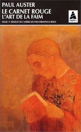 Download Le carnet rouge. suivi de L'art de la faim PDF