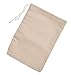 Celestial Gifts Muslin Bags 100pcs 5x7, 100% Cotton Drawstring Bags for Party Favors, Parts, Cowboy Coffe and More - Made in USA (Natural Hem & Drawstring)