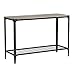 Walker Edison Declan Urban Industrial Angle Iron and Wood Entry Table, 44 Inch, Driftwood