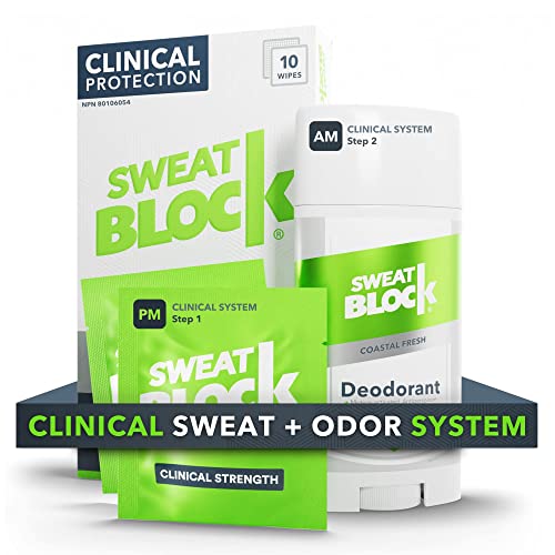 SweatBlock Antiperspirant Deodorant CLINICAL STRENGTH System for Men