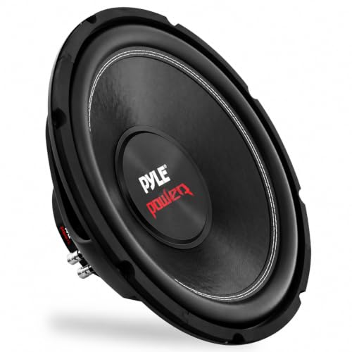 Pyle Car Subwoofer 10 Inch Car Speakers – 1000W Dual Voice Coil 4 Ohm Deep Bass Audio Speaker with Foam Surround for Car Sound Systems