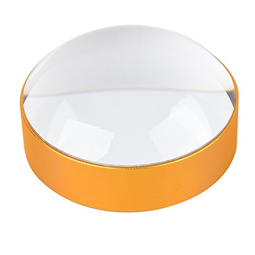 6x Paperweight Mirror Round Shape Hd Magnifying Magnifying Glass Dome Genuine Glass Paperweight Map Magnifying Glass and Reading Aid
