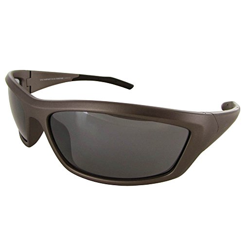 Vuarnet Extreme VE5007 Athletic Sport Wrap Sunglasses Grey Grey Smoke Lens