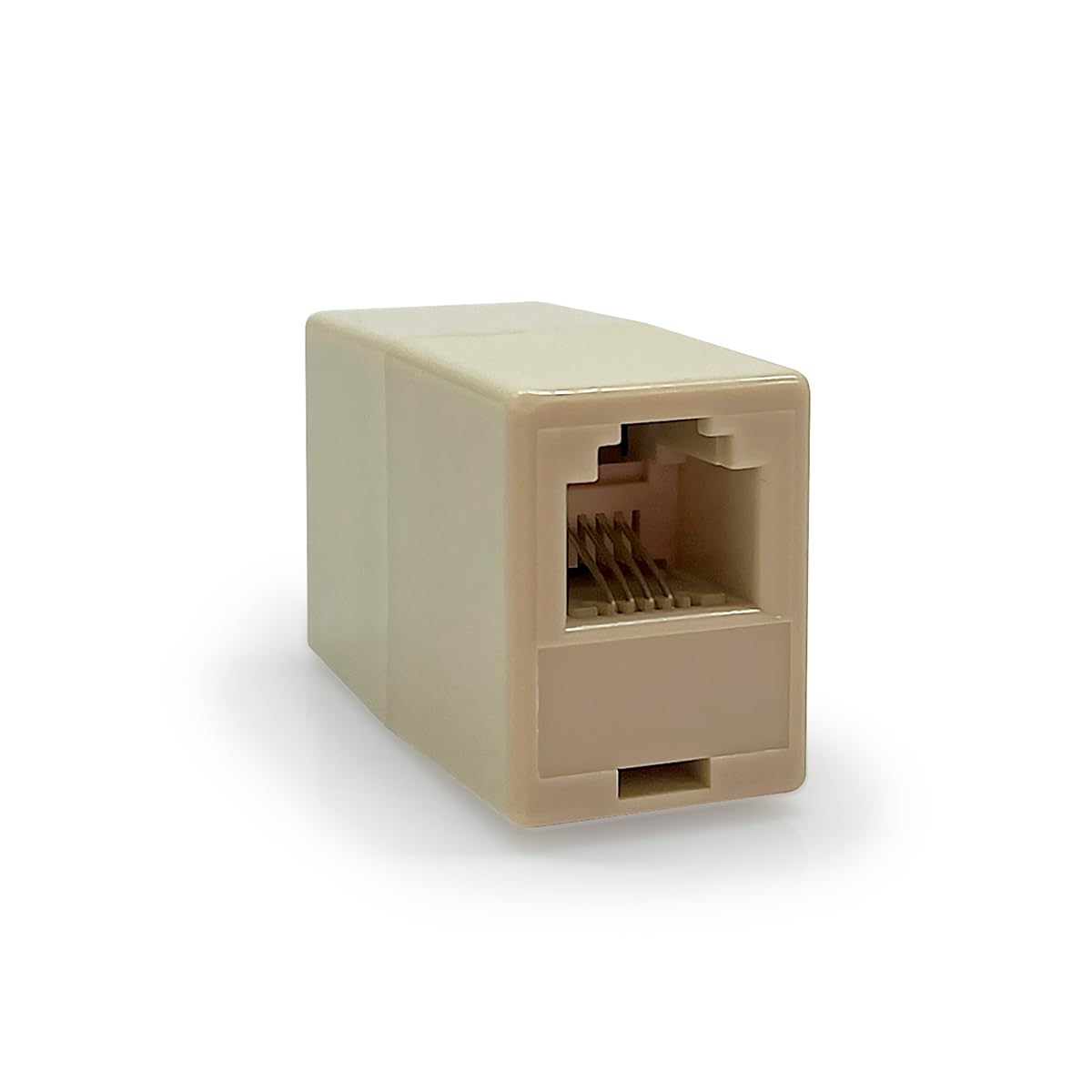 Waytex 39325 Telephone Coupler RJ11 F/F Connector 2 Port 6P4C Adapter Extension Cable Telephone ADSL