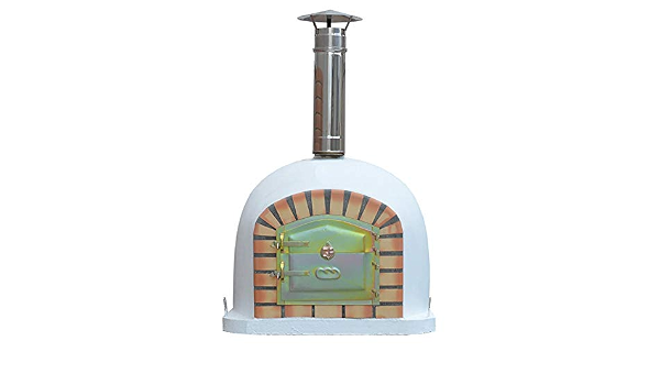 Horno de leña al aire libre ladrillo Pizza 80 x 80 cm : Amazon.es:  Bricolaje y herramientas