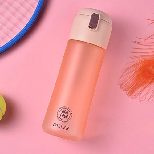 Large 22 oz Scrub Sports Water Bottle, Leak Proof BPA Free Food Grade Tritan Plastic Click Open Water Bottle for Outdoor Cycling Hiking Camping Travel
