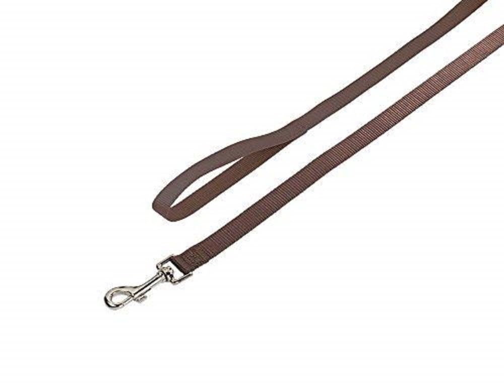 Nobby Classic Dog Leash, 120 cm Length x 15 mm Width, Brown
