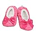snoozies! Kidz Mini Heart Ballerina Bow Cozy Slippers