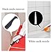Silicone Caulk Tool with 4-Piece Glass Glue Angle Scraper - 3-in-1 Caulk Finishing Tool Caulk Removal Tool and Grout Removal Tool, (Yellow)