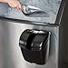 San Jamar Saf-T-Ice Plastic Scoop Caddy for Scoops, 86 oz, Black