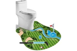 GOODLYSPORTS Glow in the Dark Toilet Golf, Toilet Games - Gag Gifts Funny Adult, Gag Gifts for Men - Funny Golf Gifts, Gifts for Dad Who Wants Nothing - Dad Gifts from Daughter Son for Fathers Day, Christmas