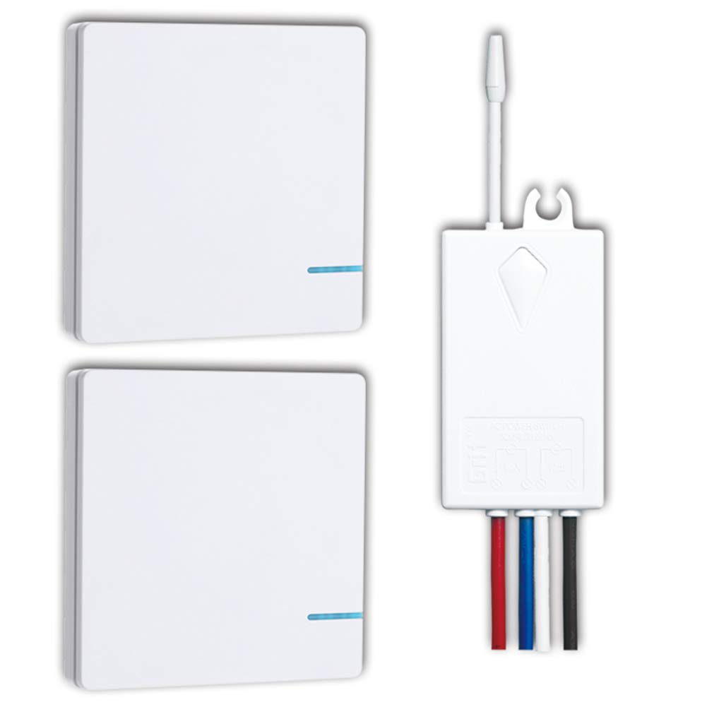 Dwayne C Wireless Lights Switch Kit No Wiring No Wiring Quick