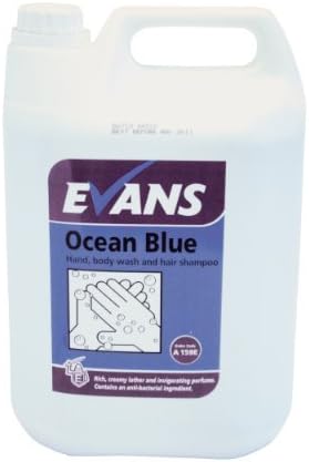 Evans Vanodine Ocean Blue Hand, Body Wash and Hair Shampoo - 5ltr by Evans Vanodine