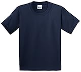 Gildan Ultra Cotton Youth 6 oz. T-Shirt, XS, NAVY