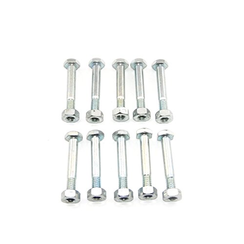 (Ship from USA) 10 Pack Shear Pins 510016, 532005 & 53200500 for Snowblower With Nuts (917) /ITEM NO#E8FH4F854120758