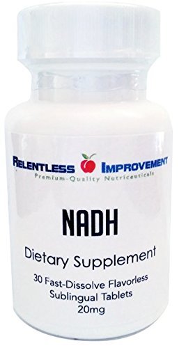 Relentless Improvement NADH | NO Mannitol NO Stearates NO Bicarbonate