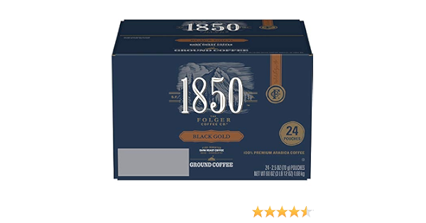 1850 Black Gold Ground Coffee Fraction 