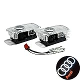 BAILONGJU Audi Easy Installation Car Door LED Logo Projector Ghost Shadow Lights 2-pc Set