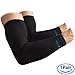 Arm Compression Sleeves (1 Pair), Basketball Shooter Sleeve for Youth Adult Men Women Warmers - Arm Supports Helps Protect UV Sun, Lymphedema, Boost Circulation, Abrasions Blister by ASOONYUM