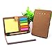 Baikecare Multi-Function Sticky Notes Flag Set Kraft Paper Notebook Personalized Notepads Include 2 Pens, 2 Packs